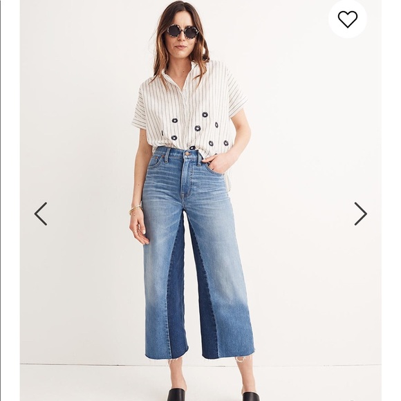 Madewell Denim - Madewell Wide Leg Crop Jeans